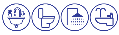 Sink,toilet,shower,bidet pump